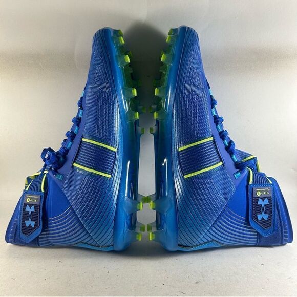 NEW Under Armour Highlight MC Men’s Football Cleats Blue Size 12 3023716-405 - Picture 6 of 9